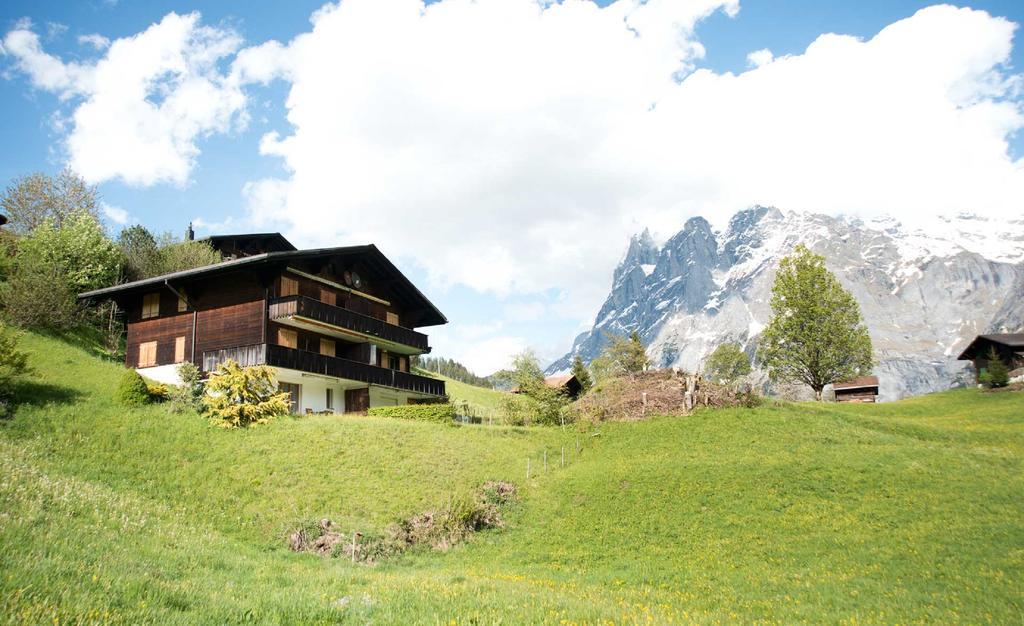 Mom - Alpine Boutique Apartments, Grindelwald Gletscher, Eiger View Terrace Studio Exterior foto